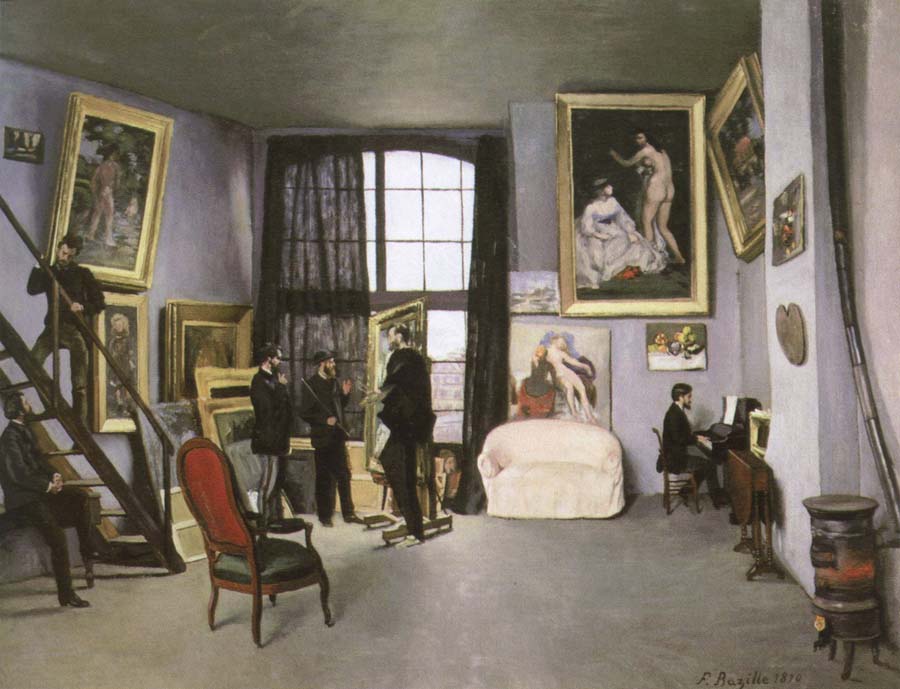 the artist s studio ,nine rue de la condamine